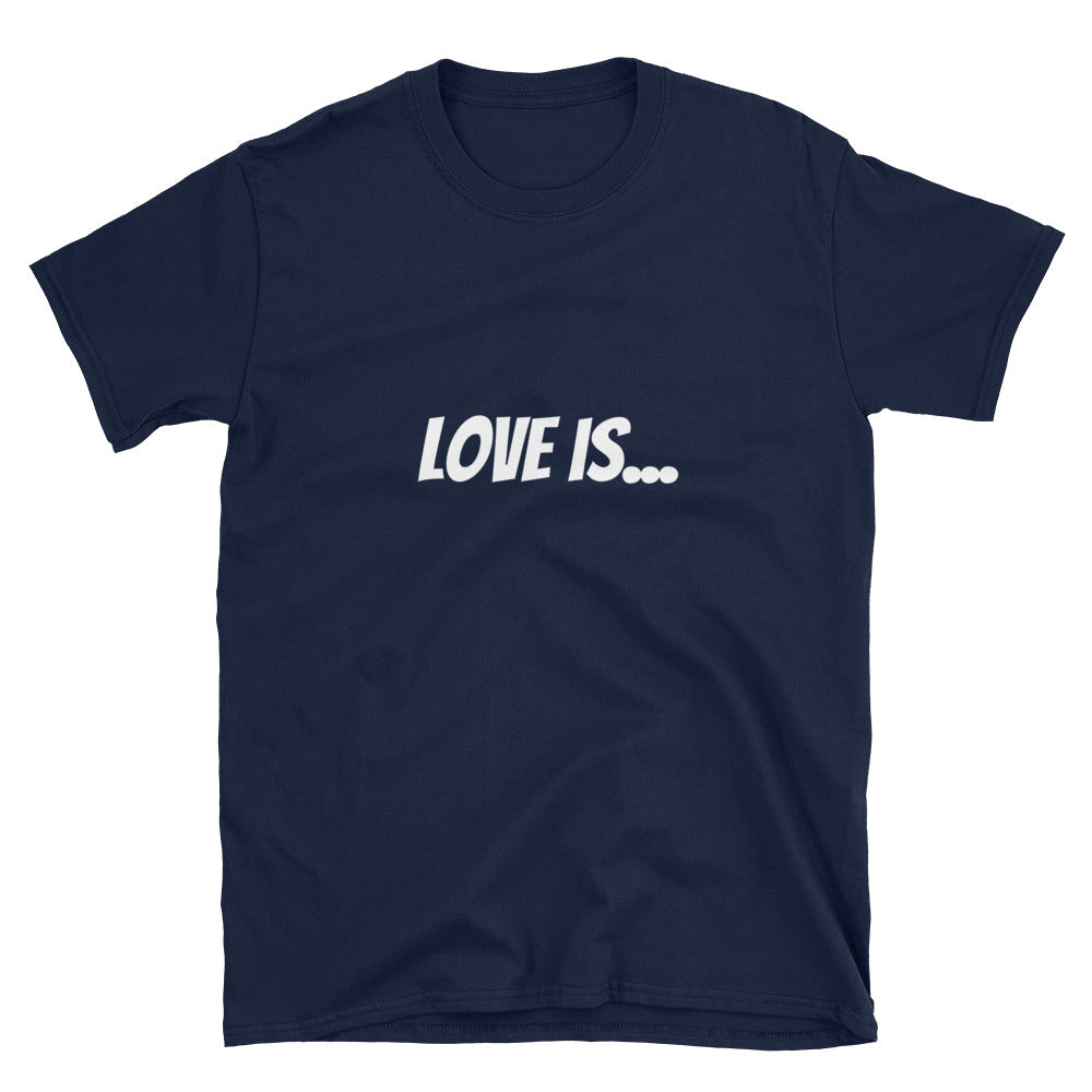 "Love Is... Infinite" Drk Short-Sleeve Unisex T-Shirt