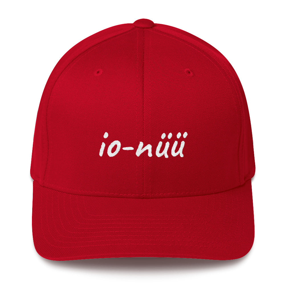 "io-nüü" (I'm Here/Here I Am) Structured Twill Cap